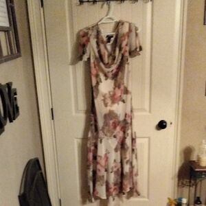 Robbie Bee Pink and Green Floral Signature by Robbie Bee